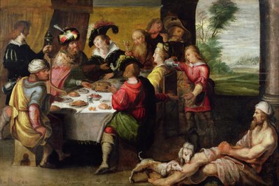 The Parable of the Rich Man and Lazarus by Frans II Francken the Younger